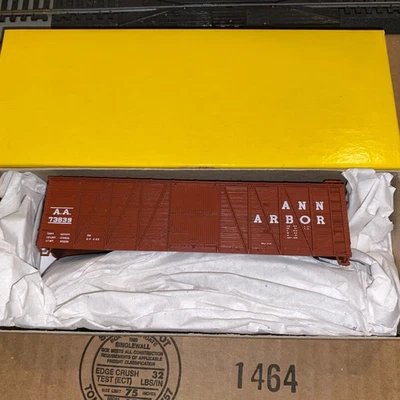 Kit Accurail HO #4206 40’ OB Caja Coche Madera con Extremos de Metal Ann Arbor 73839 NY Foto 1 de 3