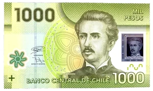 2019 CHILE - 1000 PESOS (POLYMER) - P#161 - GEM UNC - AM2 - Picture 1 of 2