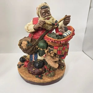 Vintage Three Hands Corp Santa with Toys Resin Imagine Label 99 - 5 - Bild 1 von 12