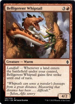 Belligerent Whiptail Battle for Zendikar 141 - Image 1 of 2