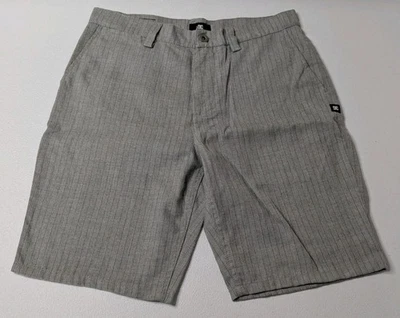 Pantalones cortos chinos DC para hombre 30 grises con rayas negras  Foto 1 de 4