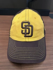 San Diego Padres New Era Adjustable Baseball Cap, Brown Hat, MLB Genuine Merch - Picture 1 of 11