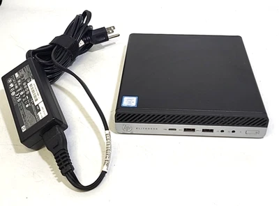 HP EliteDesk 800 G3 Mini Core  i5-7500 2.7GHz 8GB RAM 128GB SSD Windows 11 Pro - Image 1 of 4