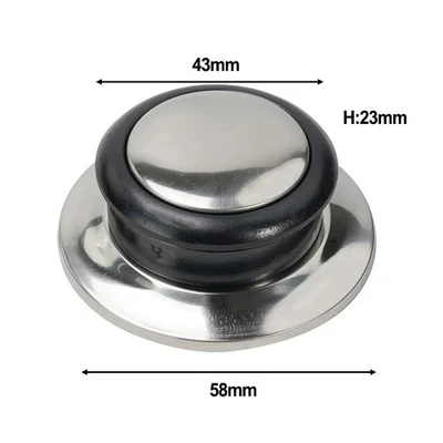 Lid Knobs Cap With Screws For Glass Lid Pot Knob Handle Pan Cover Replacement - Image 1 of 4