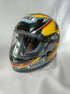 Raro Casco de Motocicleta Shoei Masaki Tokudome Motogp Todo Japón Honda Race Réplica - Imagen 1 de 15