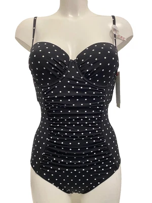 Traje de baño Esprit negro 34C con aros acolchado traje de baño traje de baño Foto 1 de 4