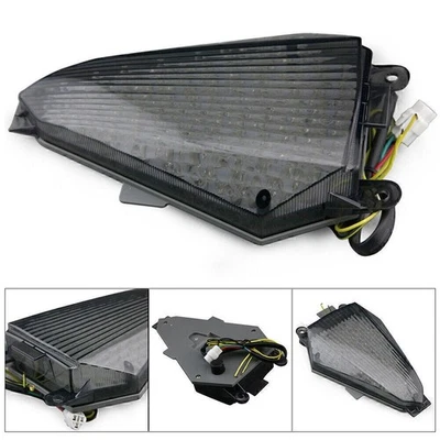 For Yamaha 2008 2009 2010 YZF R6 Smoke Rear Tail Light Brake Turn Signals - Image 1 of 4