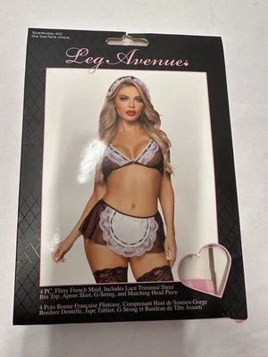NEW leg avenue French maid outfit One Size Fits Most ￼ - Image 1 of 4
