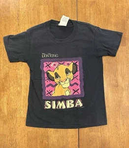 Vintage 90s Disney The Lion King T-Shirt Youth M 10-12 Simba Single Stitch - Picture 1 of 7