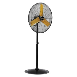 Master 24" High Velocity Oscillating Pedestal Fan, 3 Speed Metal Standing Fan - Picture 1 of 11