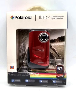 Polaroid iD642 12MP Digital Camcorder Waterproof Red New Sealed - Picture 1 of 2