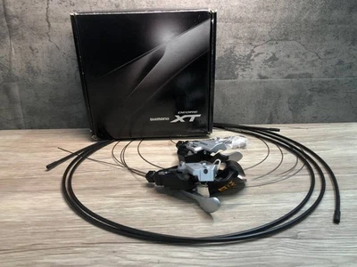 SHIMANO XT SL-M780 DYNASYS Shift Lever Set 3x10 Braze-on Black premium price - Image 1 of 4