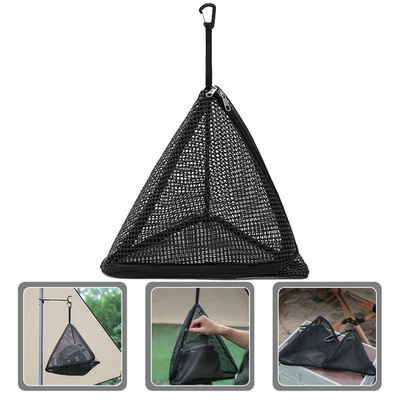  Camping Dry Net Camping Organizer Mesh Hanging Basket Net Foldable - Image 1 of 4
