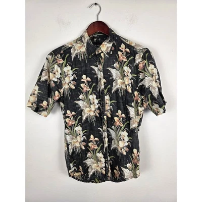 Reyn Spooner Hawaiian Traditions Floral Button Down Short Sleeve Mens Shirt - Image 1 of 4