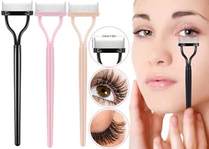 Eye Lash Separator Applicator Guide Mascara Eyelash Brush Comb Make Up Tool - Picture 1 of 27