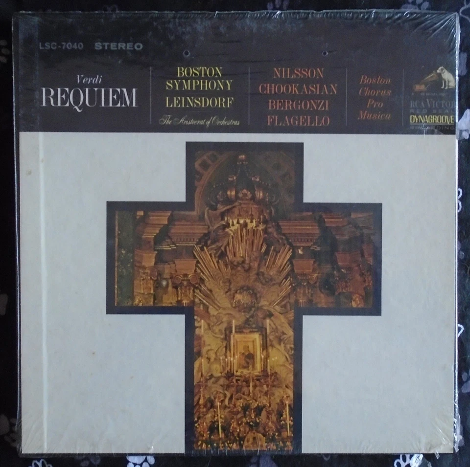 VERDI, Requiem Leinsdorf Boston Symphony Orch. USA New Sealed 2LP Box FREE SHIP - Image 1 of 1