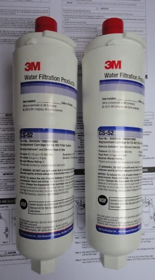 CS52 CS-52 CS452 5586605 3M water filter cartridge Bosch Neff Siemens 2 Pack - Image 1 of 4