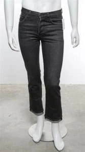 6397 Mens Button-Fly Vintage Black Denim Jeans 26 NEW WITH TAGS - Picture 1 of 5