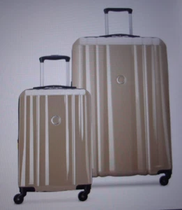 Delsey Devan Expandable Spinner Two-Piece Luggage Set Bronze $499.99 - Picture 1 of 14