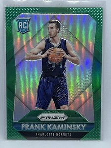 FRANK KAMINSKY 2015-16 PRIZM GREEN PRIZM CHARLOTTE HORNETS ROOKIE