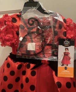 Hyde & Eek! Boutique Toddler Ladybug Costume Dress and Wings Set 4-5T - Picture 1 of 2