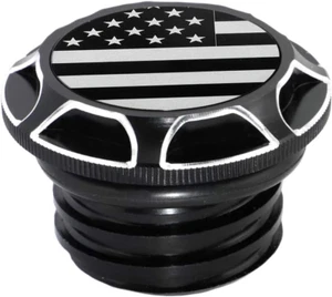CNC Aluminum Fuel Gas Tank Oil Cap Compatible with Harley Sportster XL 1200 883 - Picture 1 of 12