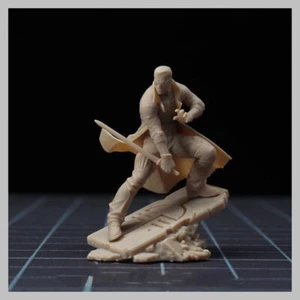 Figuras en miniatura impresas en 3D de la serie hoja 1/64 sin pintar modelo # - Imagen 1 de 3