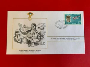 ROMANIA 1978 FDC FAI AVIATION ANTHONY FOKKER BYRD NORTH POLE - Picture 1 of 1