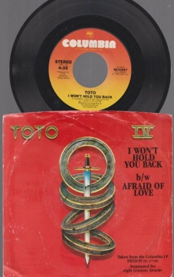 TOTO - 45RPM WITH PICTURE SLEEVE - BOX-1 - Image 1 of 1