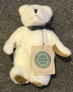 Boyds Bear Warren The Archive Series 1990-94 Jointed White Tan Paws Jointed Neu mit Etikett! - Bild 1 von 7