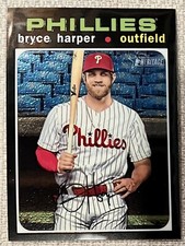 2020 Topps Heritage Baseball Bryce Harper CHROME 830/999!