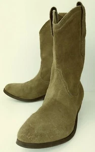 American Eagle Outfitters stivaletto donna alla caviglia US6 marrone scamosciato West Rockabilly 5004 - Foto 1 di 10