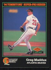1994 Score Tombstone Pizza Super-Pro Series #14 Greg Maddux - - - Near Mint