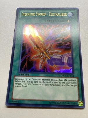 Yugioh Inzektor Sword - Zektkaliber 1st Edition Ultra ORCS-EN054 MP - Image 1 of 4