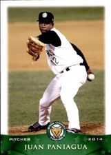 2014 Kane County Cougars Grandstand #24 Juan Paniagua Dominican Republic DR Card