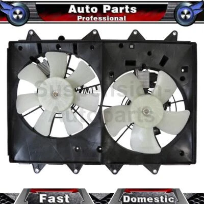 Ventilador de radiador y condensador doble TYC para Mazda CX-9_SU 2007 2008 2009 2010 2011 Foto 1 de 3