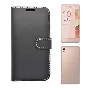 Hülle Für Sony Xperia X Klappetui PU Leder Ständer Kartenschlitz Tasche Telefon - Bild 1 von 10