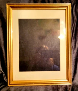 15x12" Vintage Plastic Frame w/White Matte 9.5x7.5" inside - Picture 1 of 6