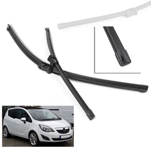 2x Scheibenwischerblätter Wischerblätter für 2010-17 Opel Meriva B 28 '' + 22 '' - Bild 1 von 12