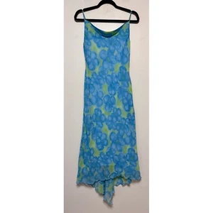 Abito Slip Vintage Y2K Floreale Taglia 7/8 Fairycore Morbido Ragazza Prato Maiden Elegante - Foto 1 di 5