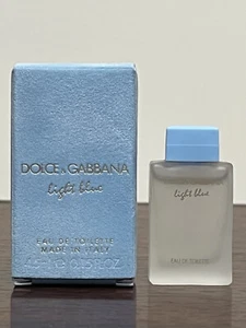 LIGHT BLUE By DOLCE GABBANA Women Perfume 0.15oz / 4.5ml EDT MINI NEW IN BOX - Picture 1 of 1