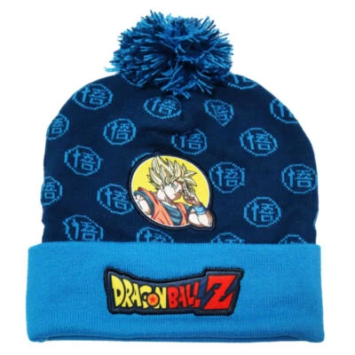 EPLUSM Anime Dragon Ball Z Kinder Wintermütze Bommelmütze Gr. 52 54