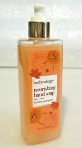 BODYCOLOGY ZUCCA SPEZIATA NUTRIENTE SAPONE MANI LAVAGGIO POMPA 10 OZ accogliente autunno caldo - Foto 1 di 6