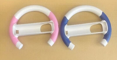 Volante Nintendo Wii para mando y volante. 2 paquetes azul/rosa Foto 1 de 3