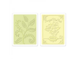 Sizzix Textured Impressions Prägefolder 2 Stk. - Ferns & Seed Packet Set - Bild 1 von 1