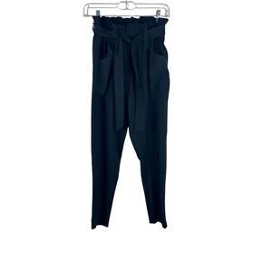 Athleta Damengröße 0 schwarz Skyline Gürtel Taille hoher Bund Hose - Bild 1 von 4