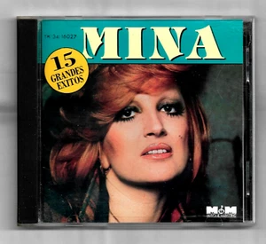 MINA 15 Grandes Exitos CD Stampa Argentina M e M 1994 - Foto 1 di 3