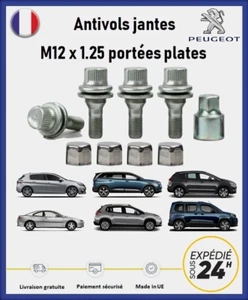 Ecrous antivol de roues Peugeot - Picture 1 of 1