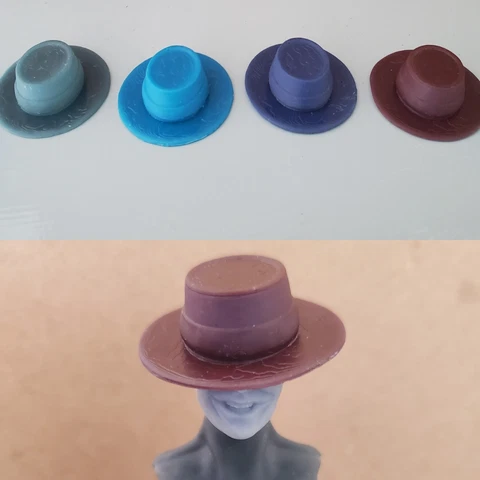 Napier Fedora - 1/12 Marvel Legends Custom Figure Accessory Fodder JOKER BATMAN Cover