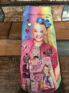 JoJo Siwa Socks Size 9-11 Shoes 4-10 Colorful Socks Silly Socks 5 Pairs Cute Fun - Picture 1 of 7